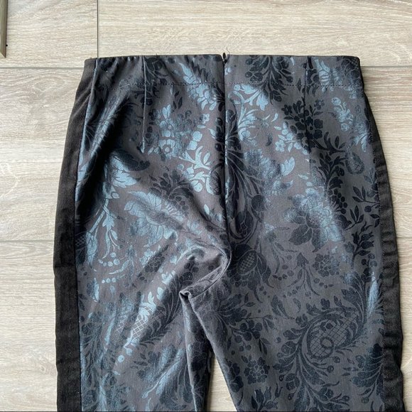Anthropologie The Essential Foil-Printed Tuxedo Trousers - Picture 11 of 16